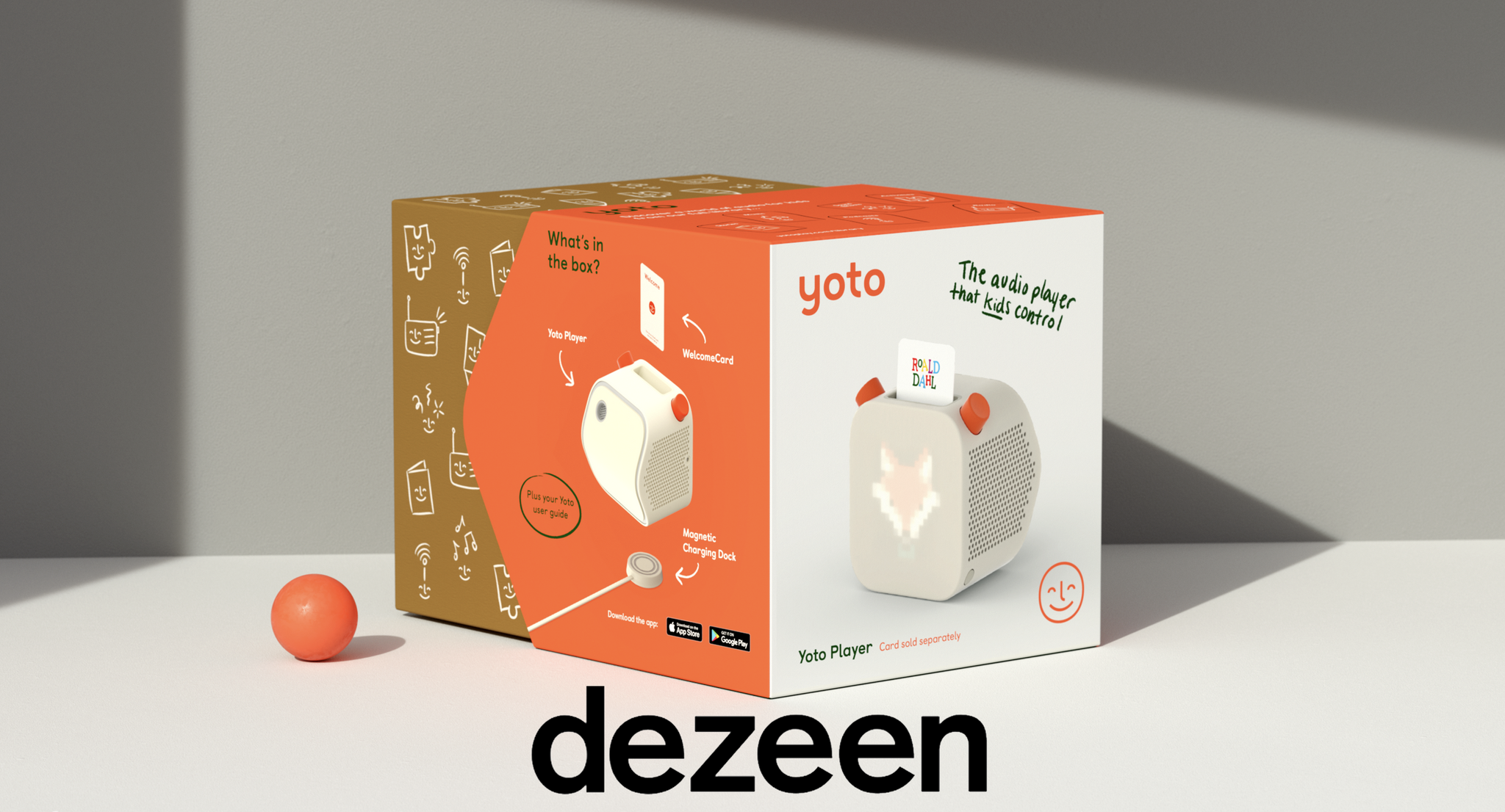 Pentagram and Yoto design screen-free audio player for children