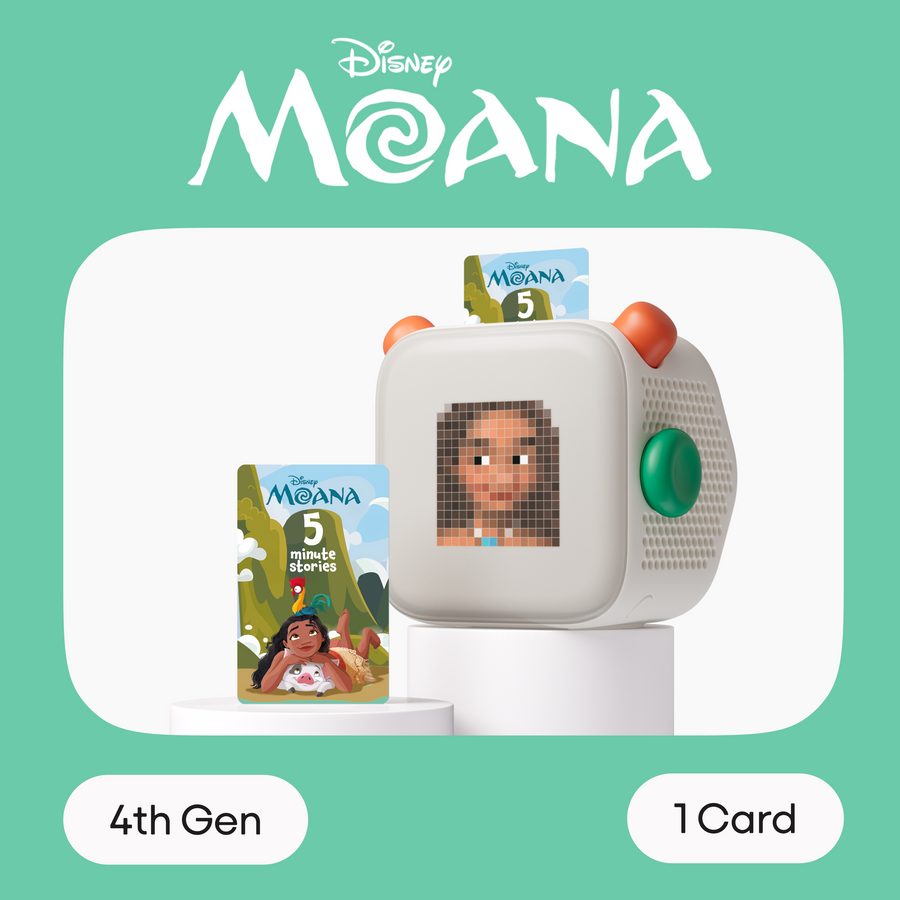 Yoto Player 4th Gen + 5 Minute Moana Stories Bundle